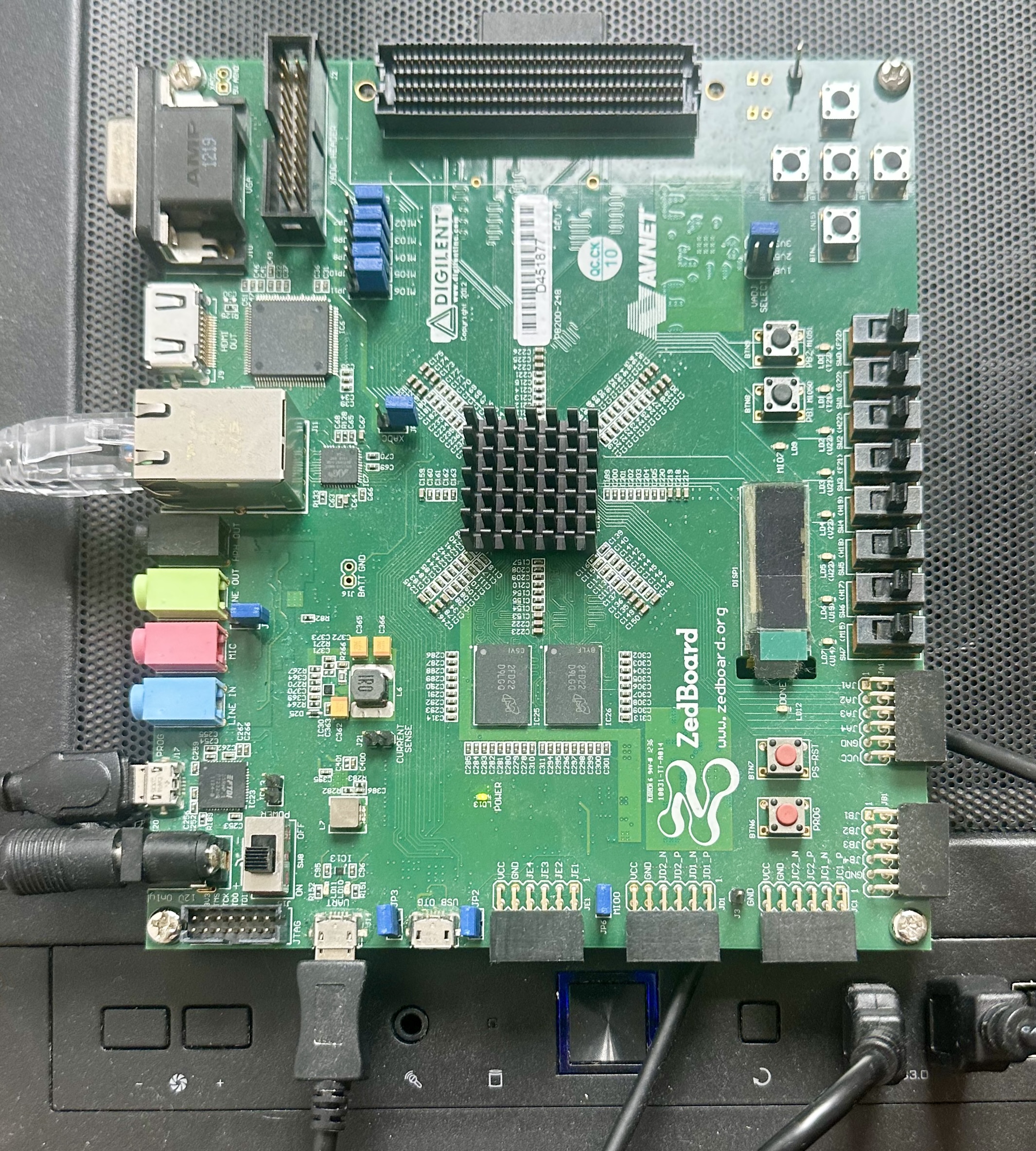 Photo of the ZedBoard development board